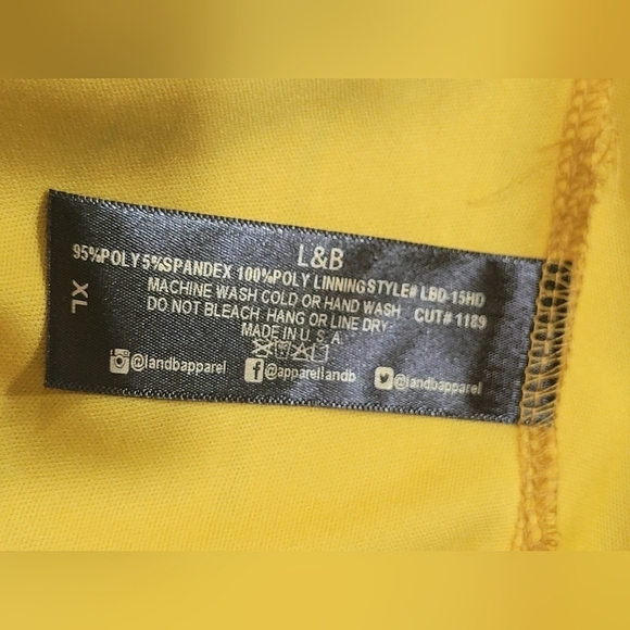 NWT BOUTIQUE XL Gold Stripes Print One Shoulder Midi Dress - Picture 3 of 4